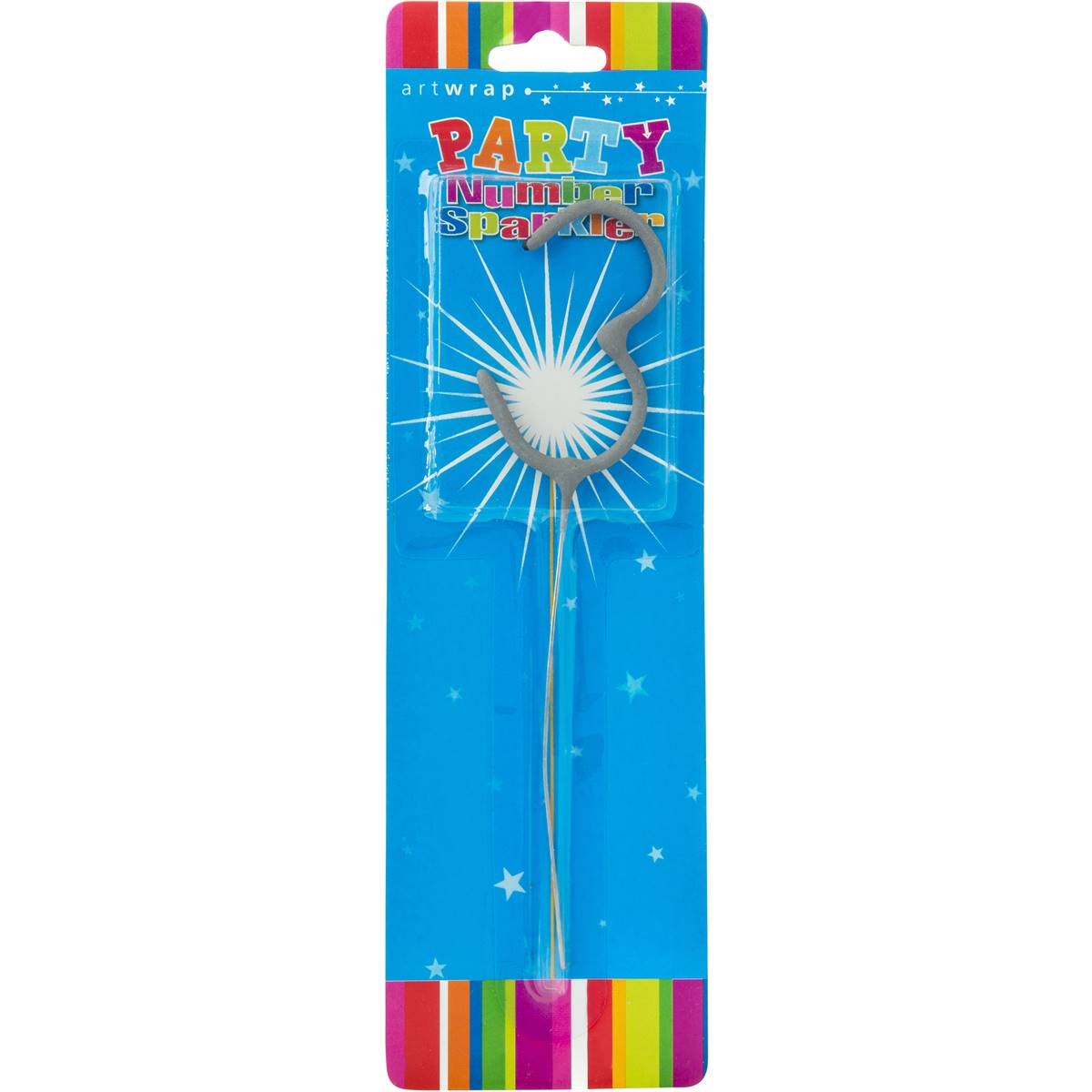 Artwrap Party Candle Sparkler 3 Each Woolworths