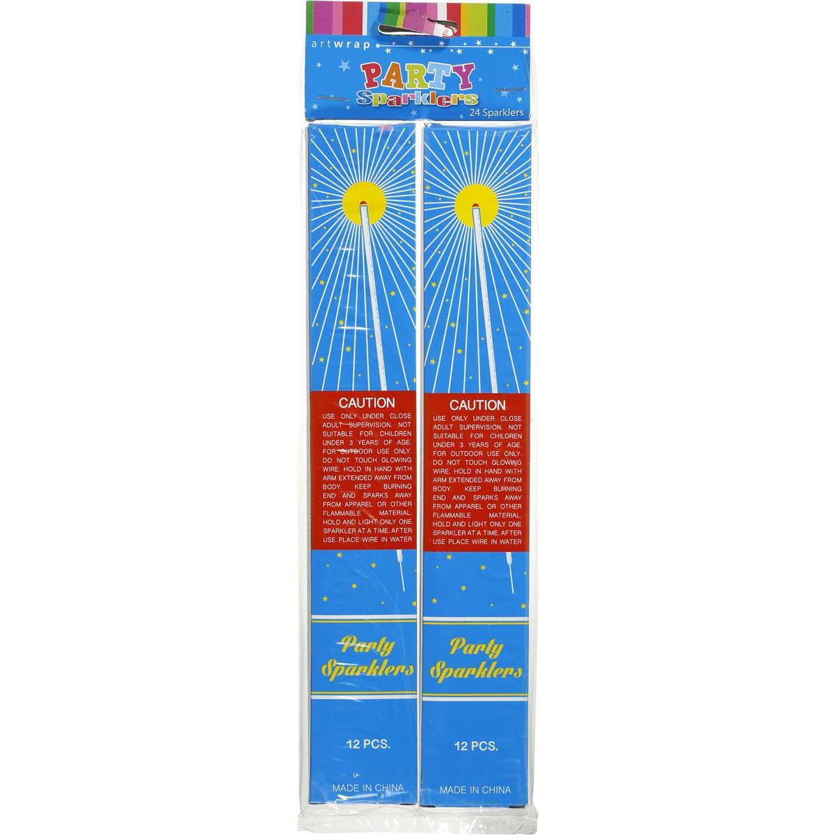 Artwrap Party Candle Sparkler 24 Pack 2x12 Each Woolworths