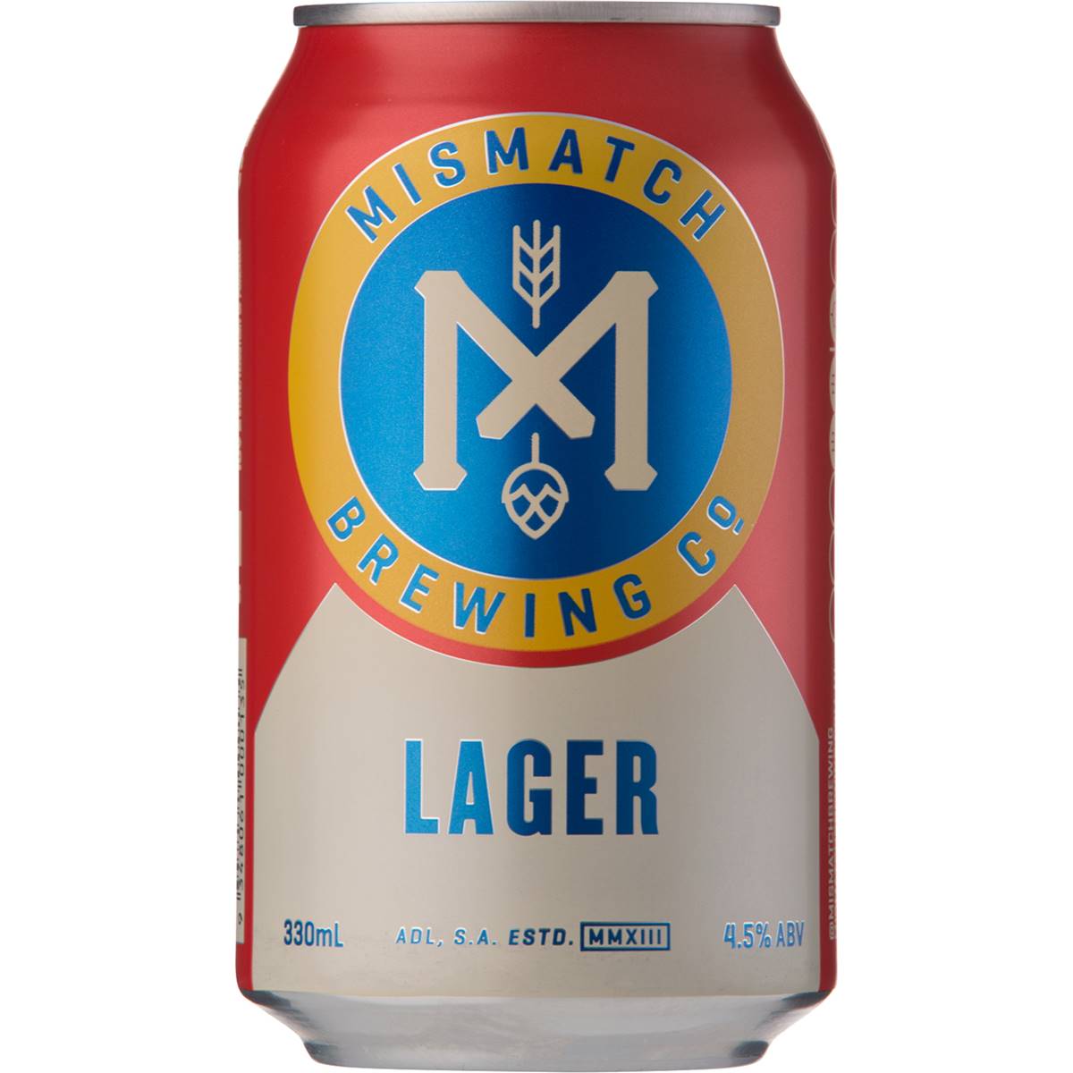 Mismatch Brewing Co. Lager Can 330ml 