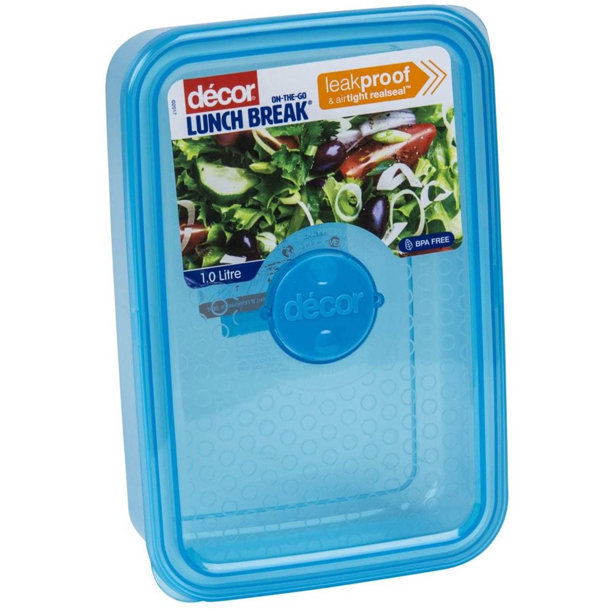 Decor Leak Proof Lunch Box 1l Assorted Each Woolworths