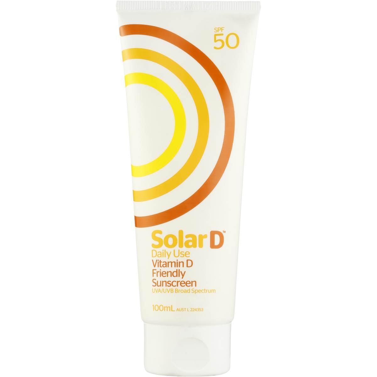 Solar D Daily Use Spf 50 Sunscreen Tube