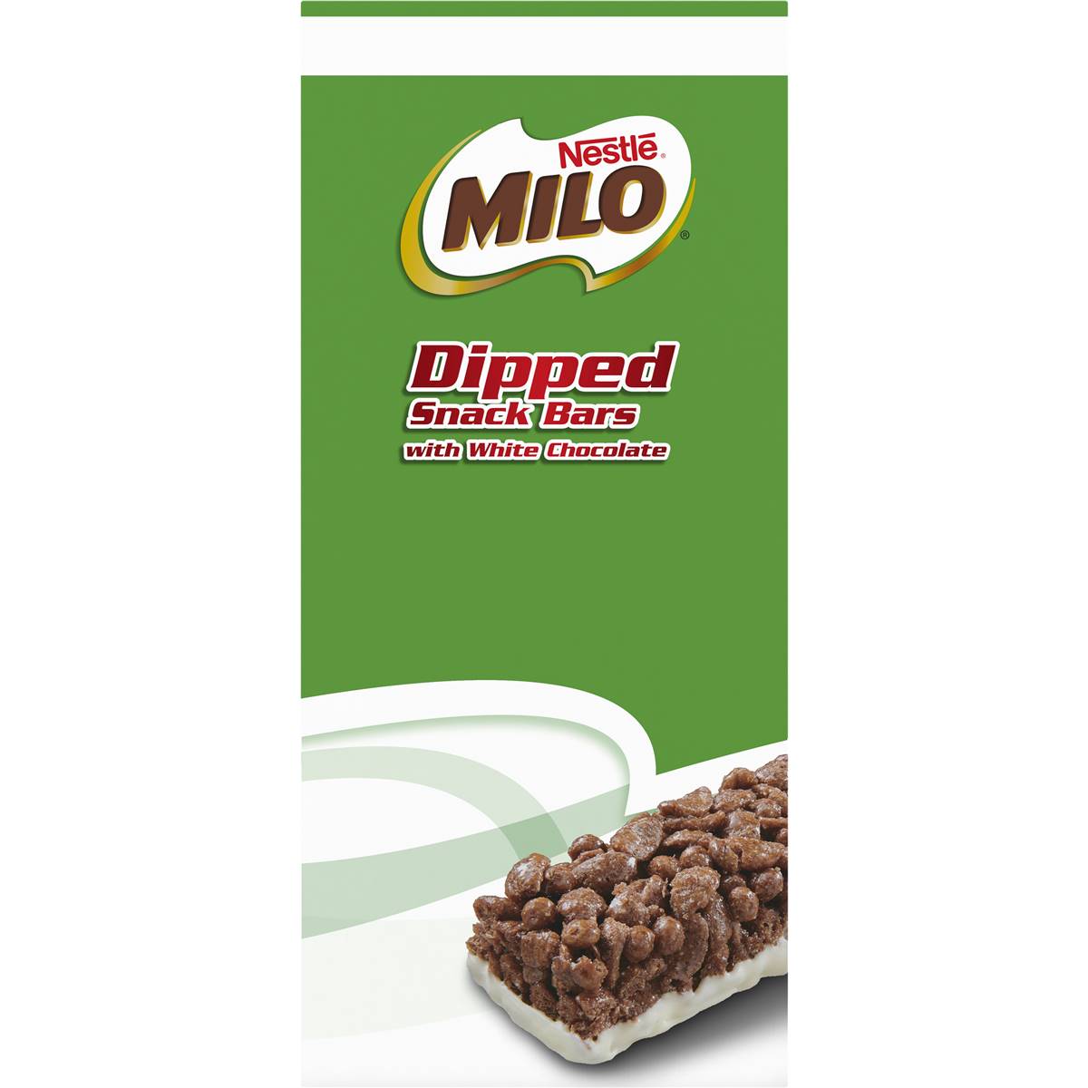 Nestle Milo Dipped Snack Bars With White Chocolate 10 Pack Woolworths