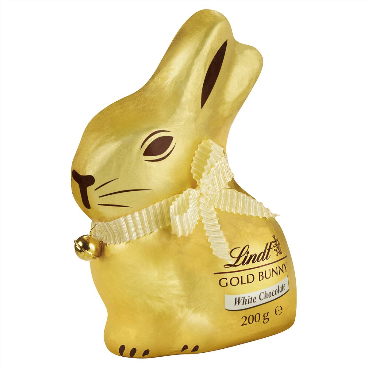 Lindt White Chocolate Gold Bunny White 200g | Woolworths