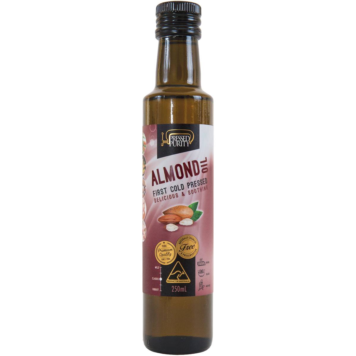 Pressed Purity Almond Oil Cold Pressed 250ml Woolworths