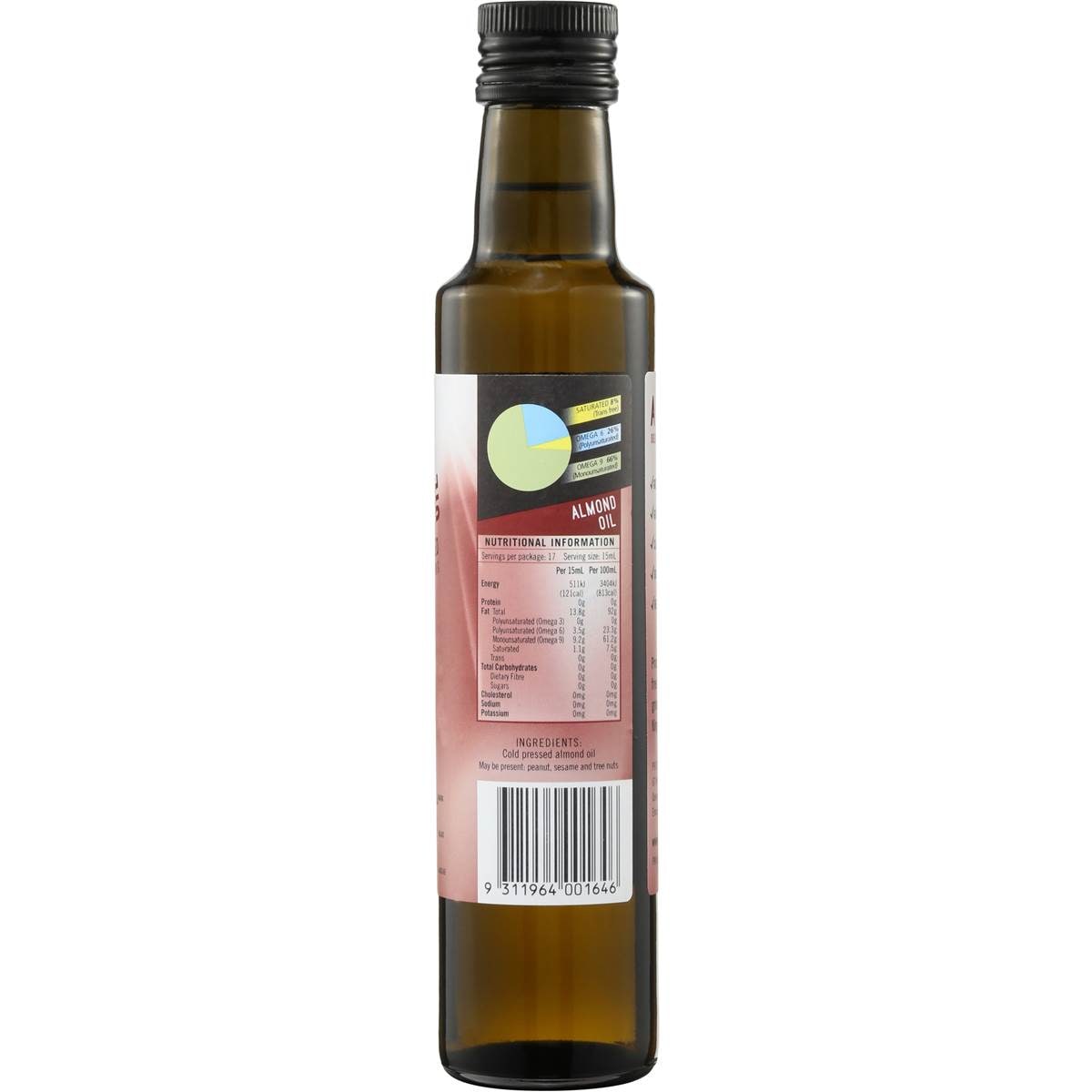 Pressed Purity Almond Oil Cold Pressed 250ml Woolworths