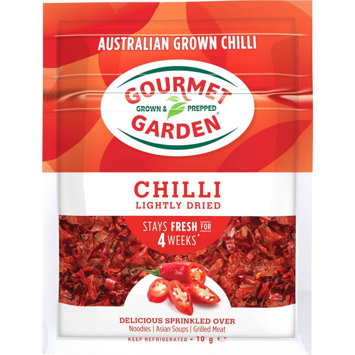 Gourmet Garden Chilli Lightly Dried 10G Sachet