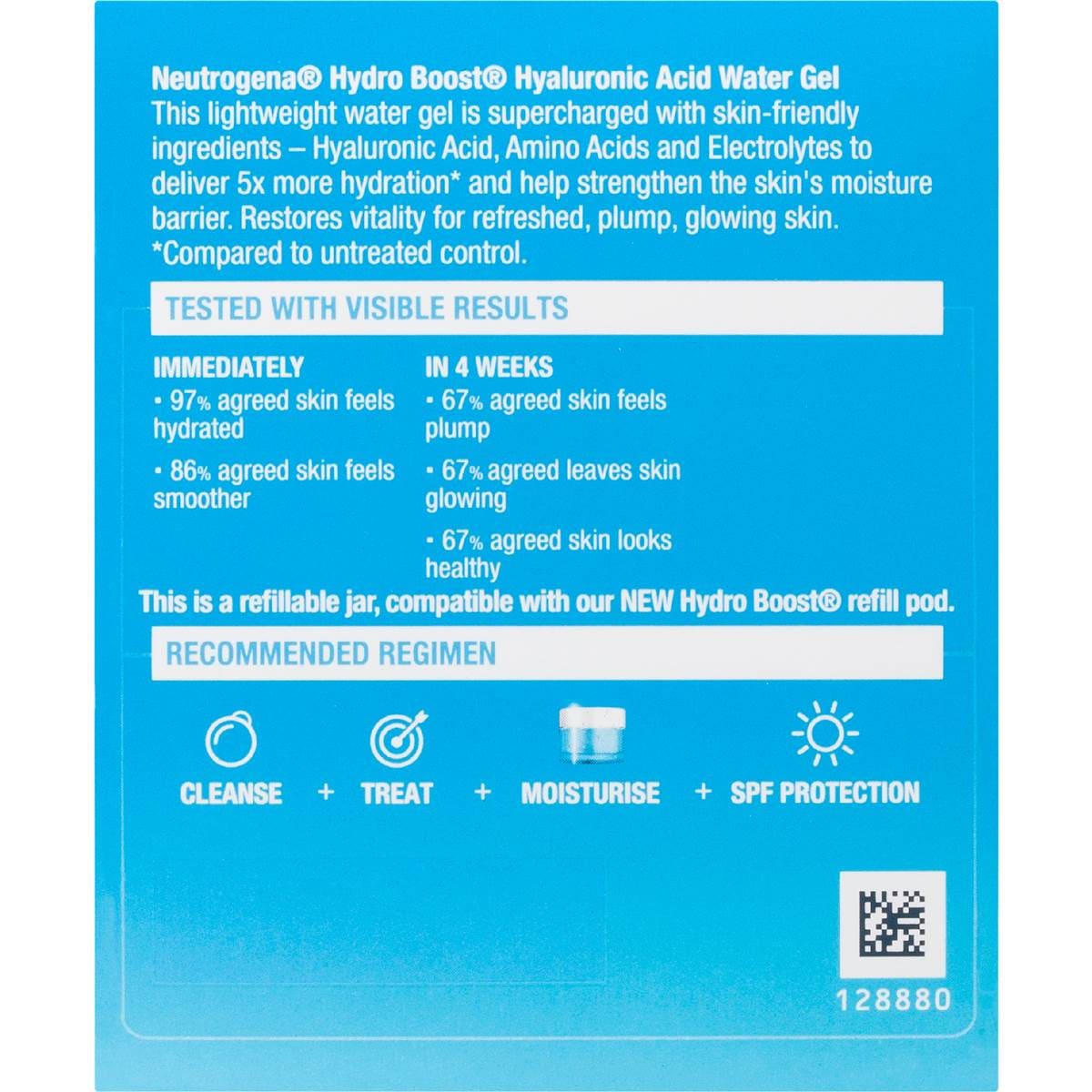 Neutrogena Hydro Boost Hyaluronic Acid Water Gel Face Moisturiser 50g