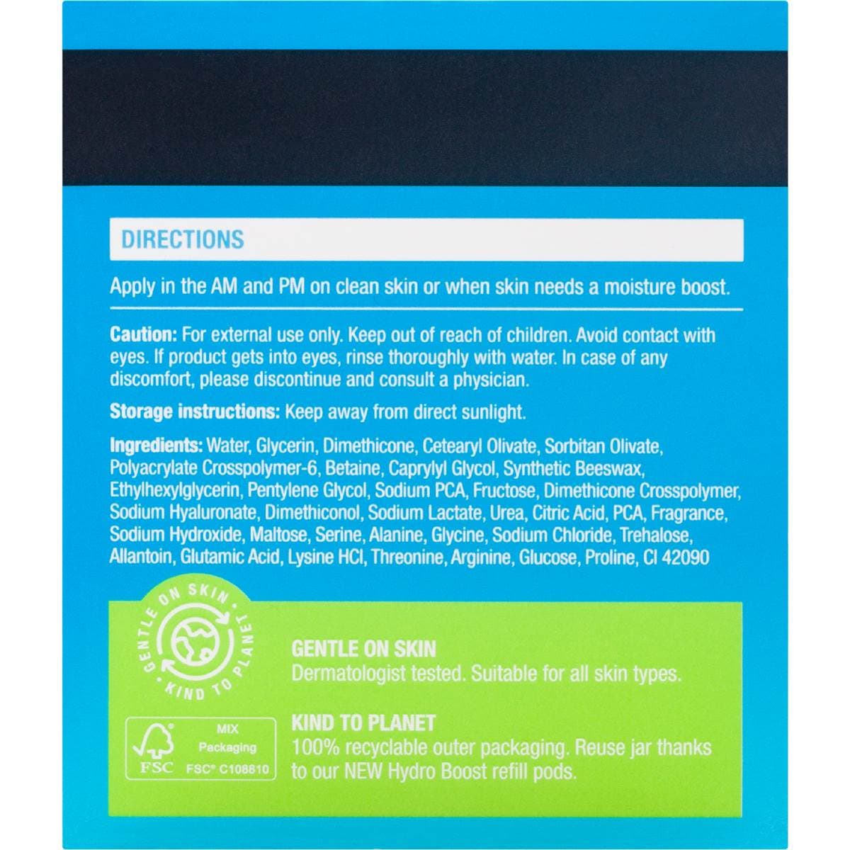 Neutrogena Hydro Boost Hyaluronic Acid Water Gel Face Moisturiser 50g