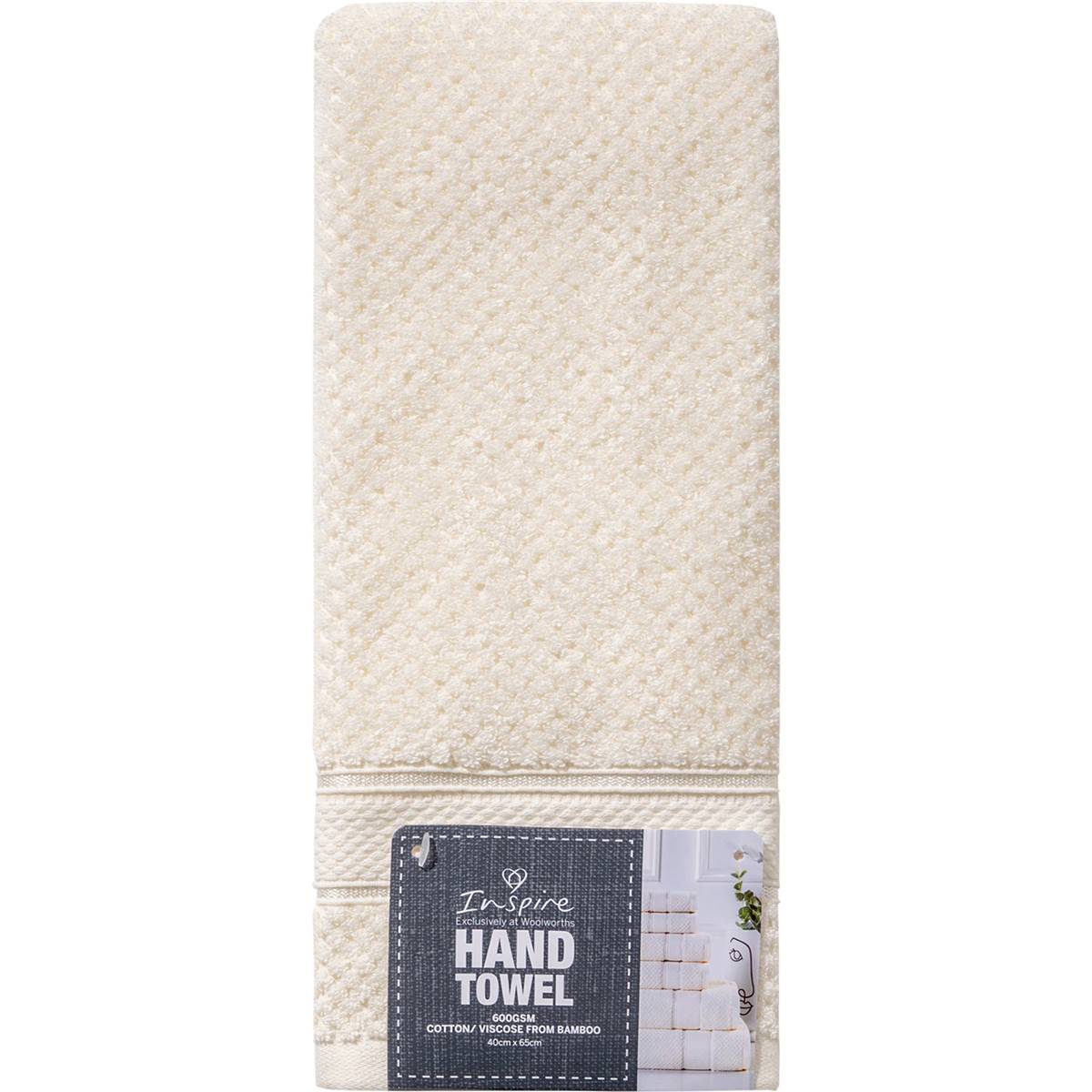 Inspire Premiun Hand Towel  Cream Petrol