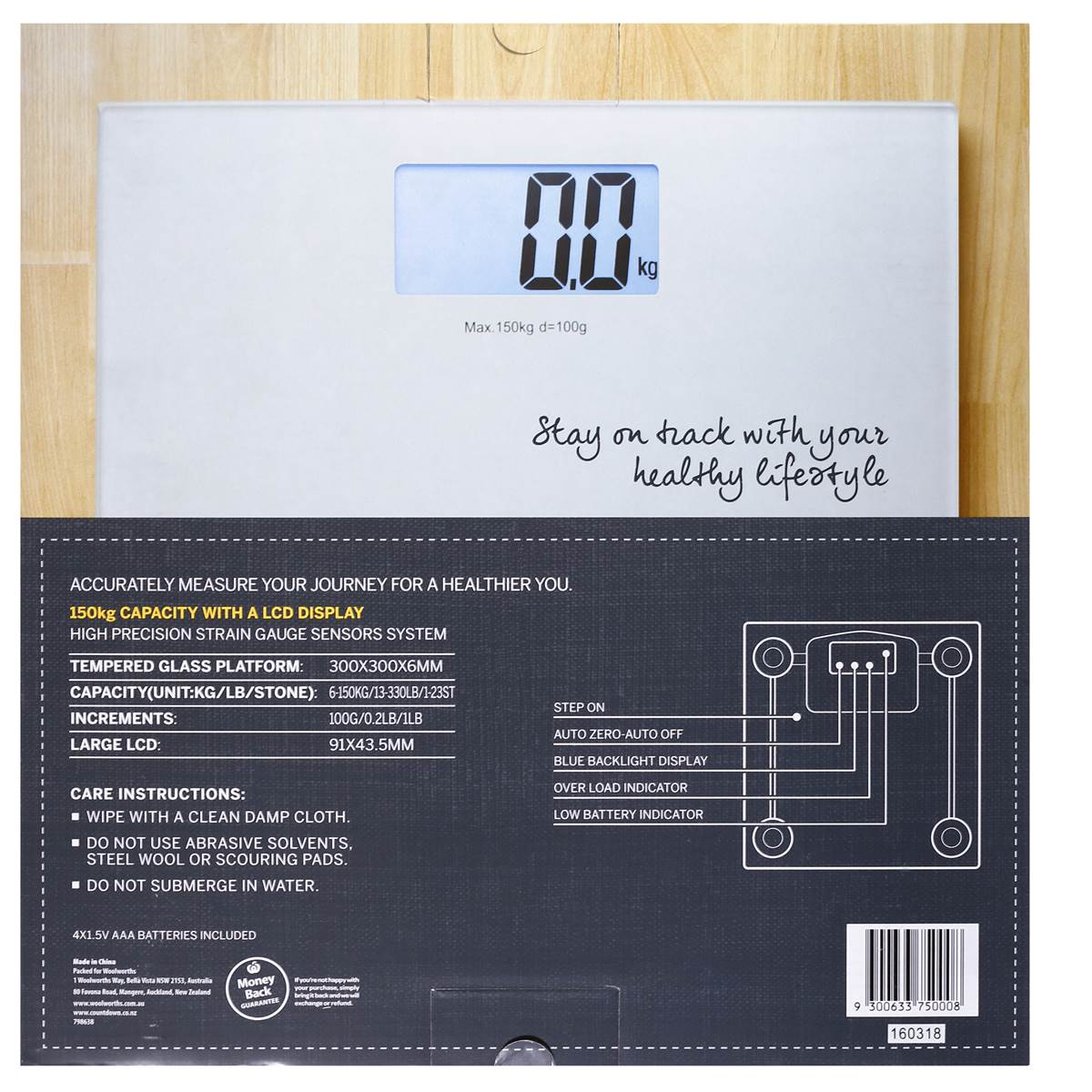Inspire Digital Bathroom Scales Each Woolworths