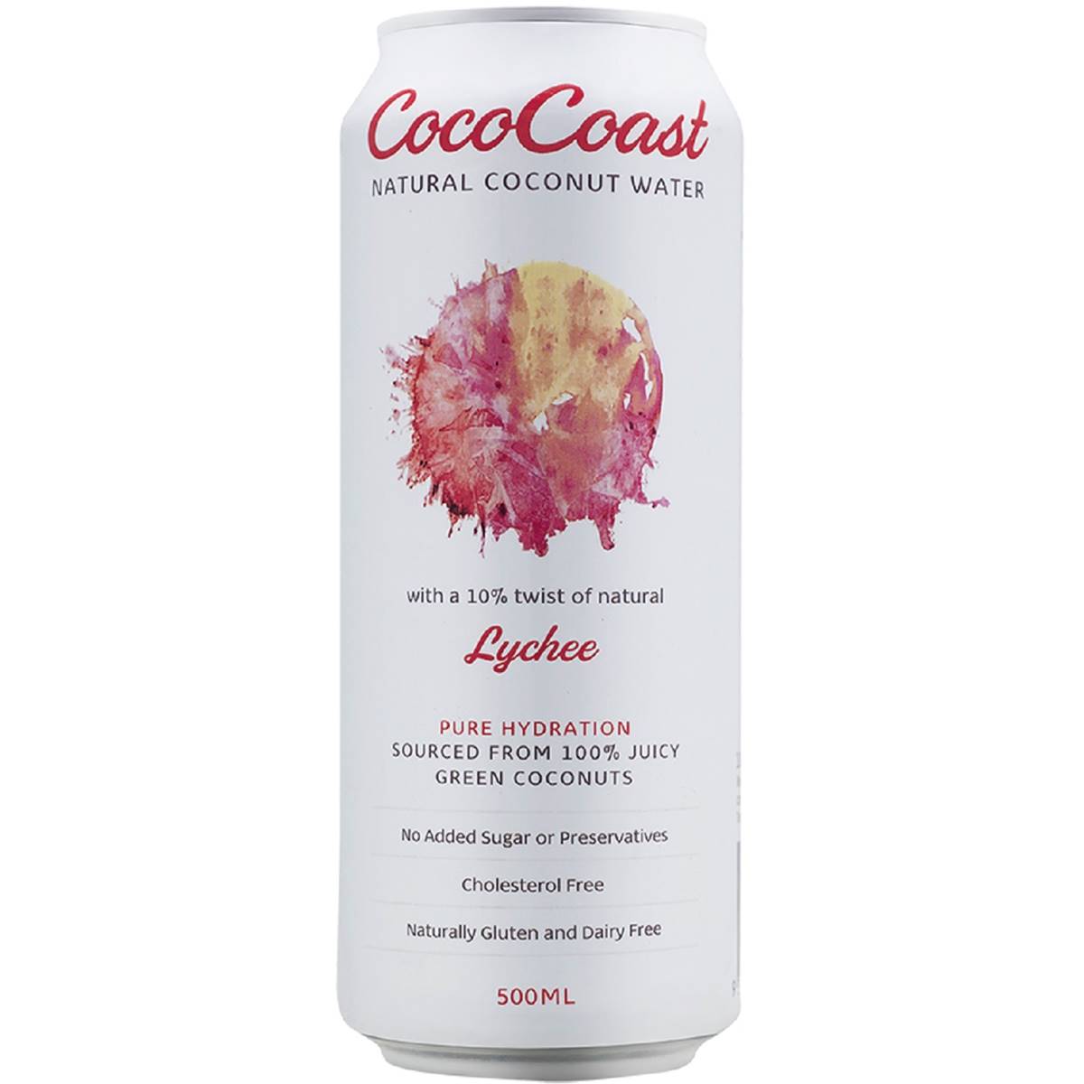 cococoast-natural-coconut-water-lychee-500ml-woolworths