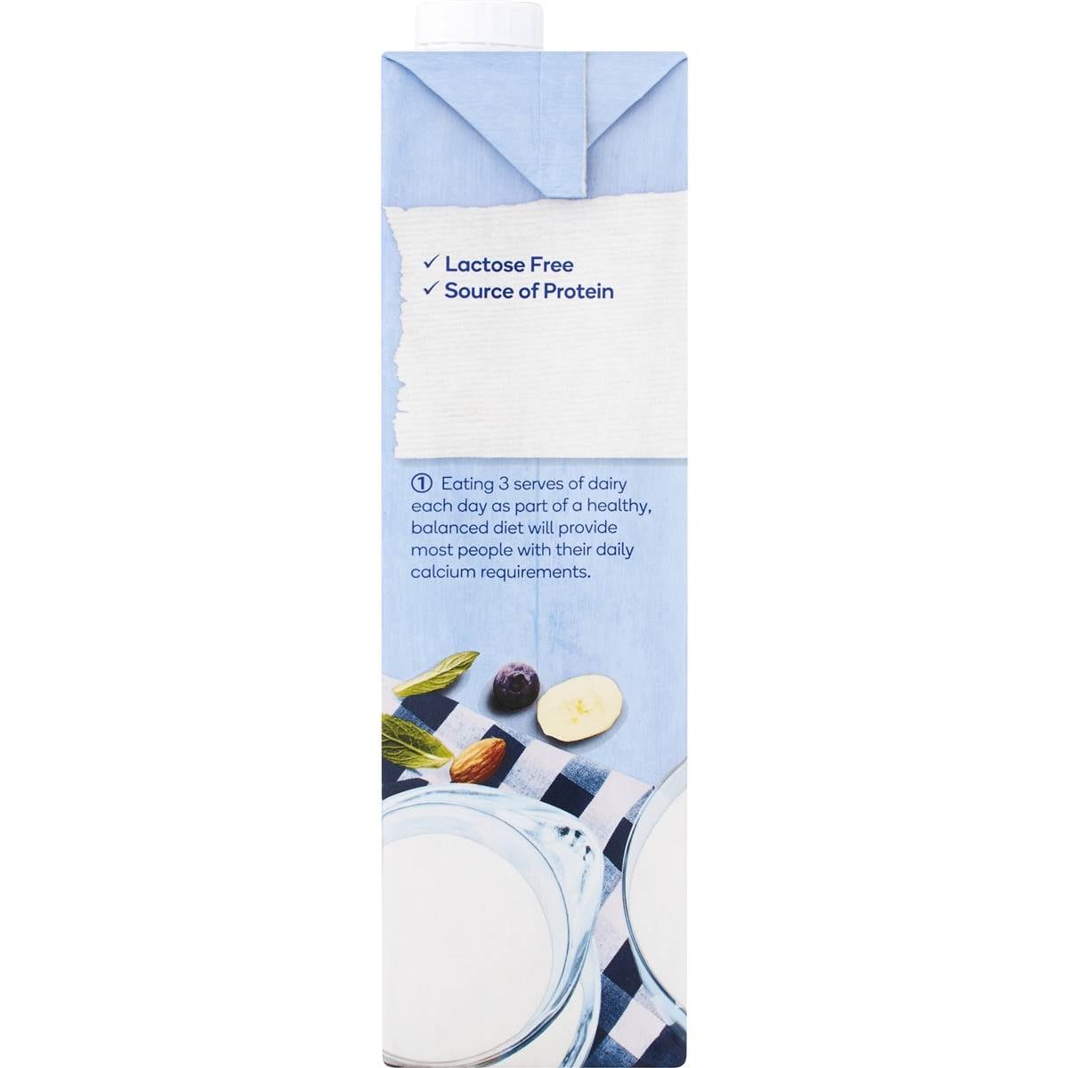 Woolworths Free From Lactose Full Cream Milk 1l Woolworths