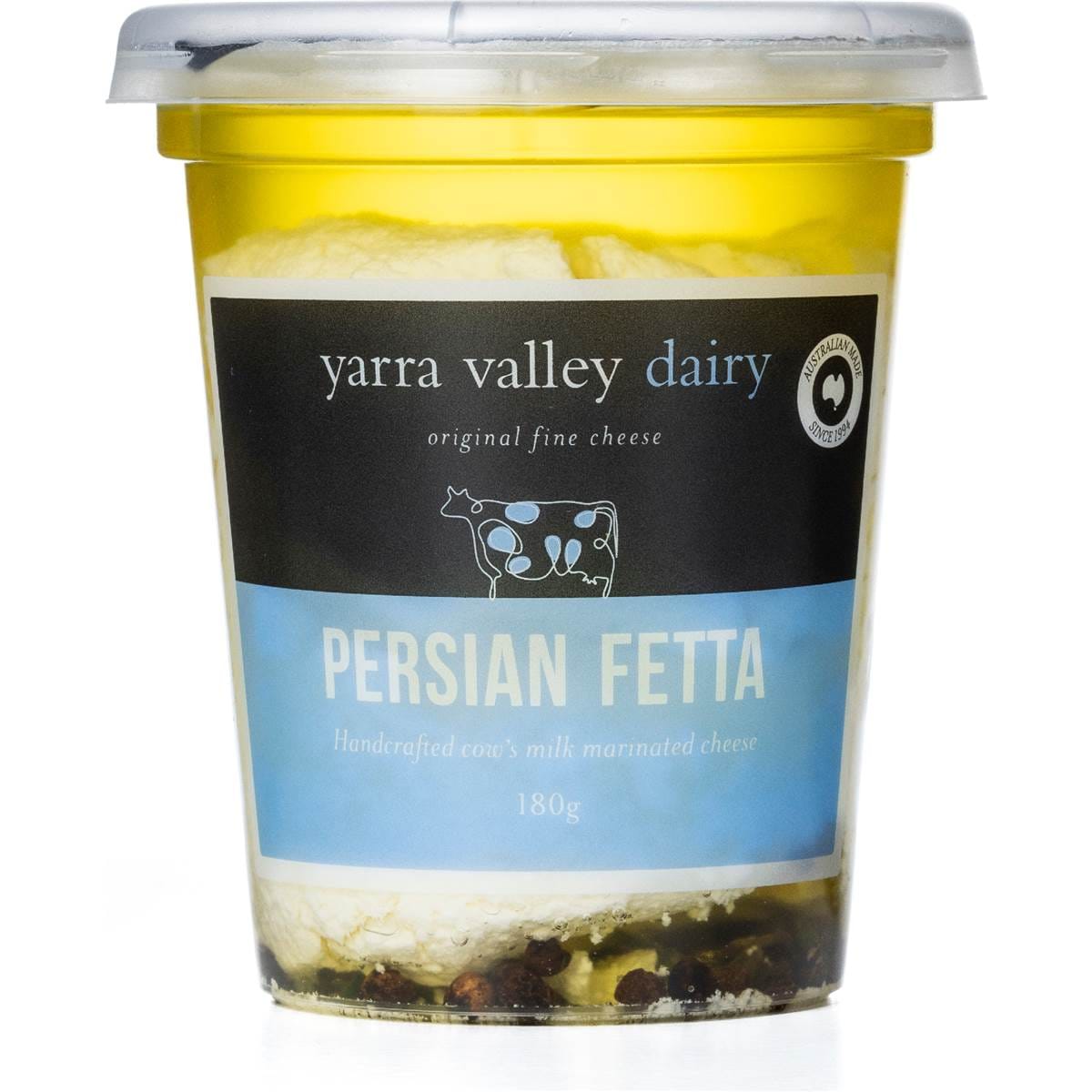 Yarra Valley Classic Persian Fetta Cheese 180g Woolworths