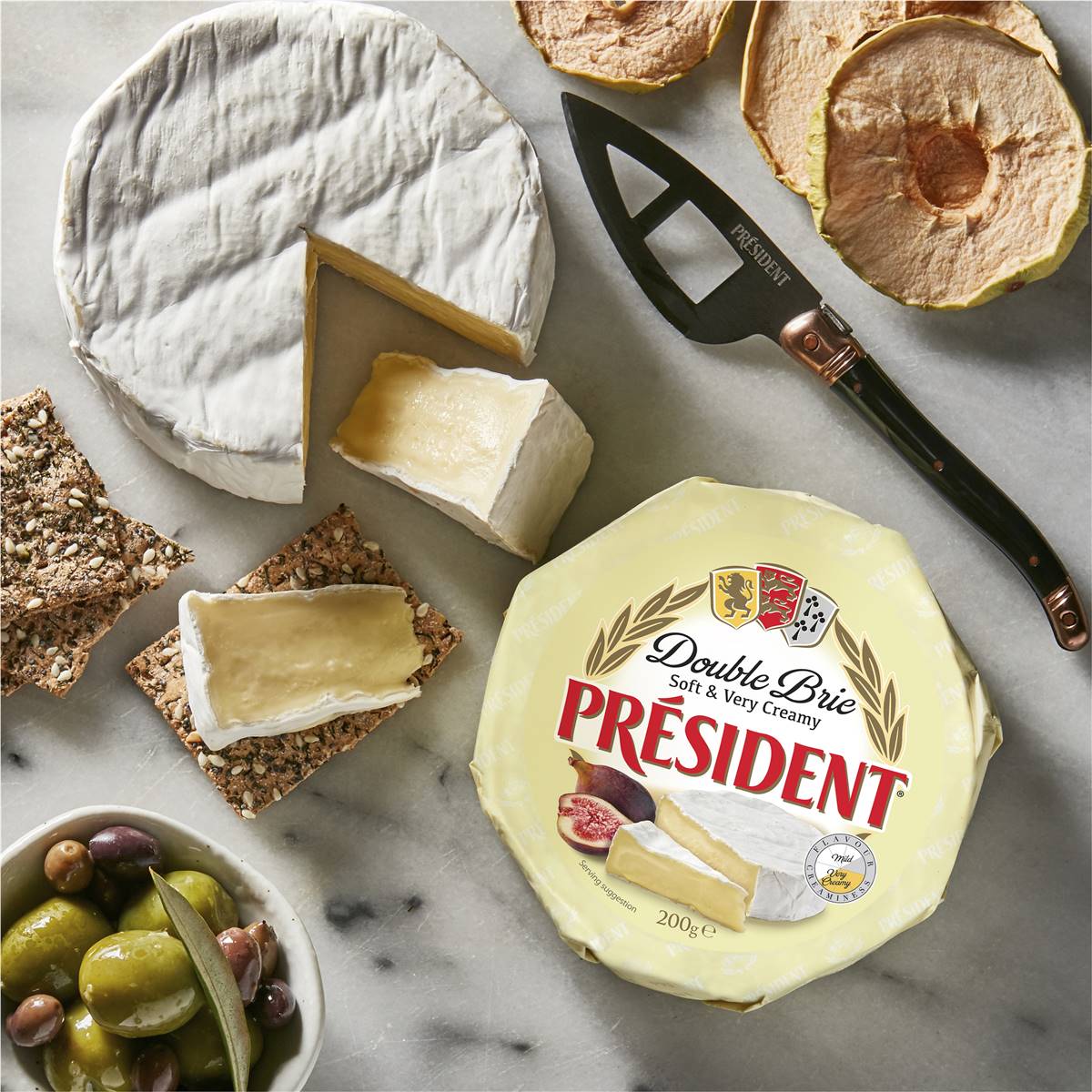 President Brie Cheese 200g Woolworths