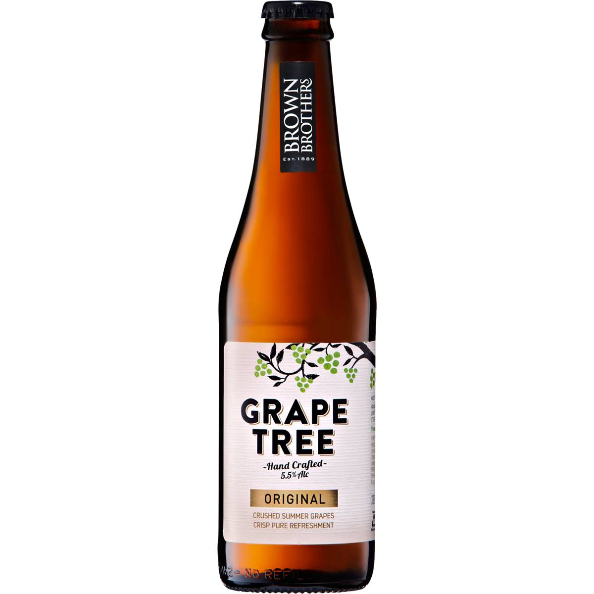 Brown Brothers Original Grape Cider Bottle 330ml Single Woolworths