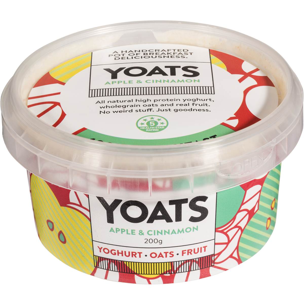 Yoats Apple & Cinnamon 200g Woolworths