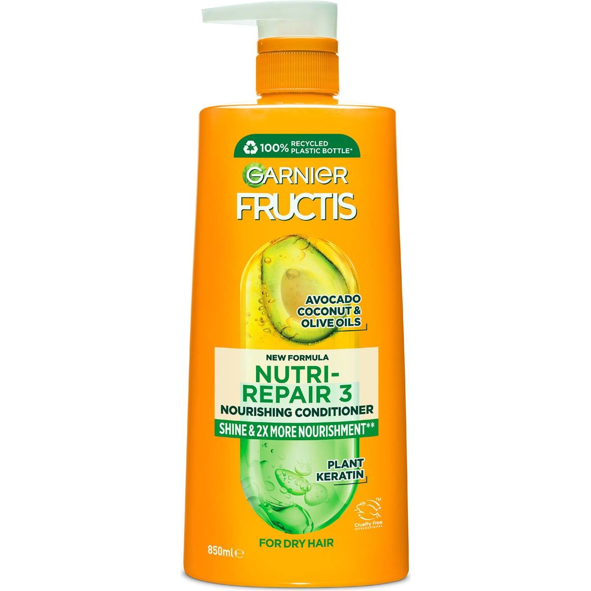 Garnier Fructis Nutrirepair 3 Conditioner 850ml Woolworths