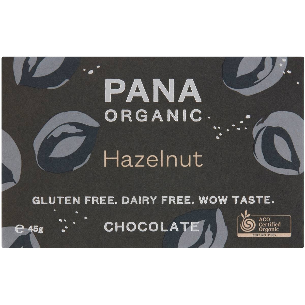 Pana Organic Hazelnut Chocolate 45g Woolworths