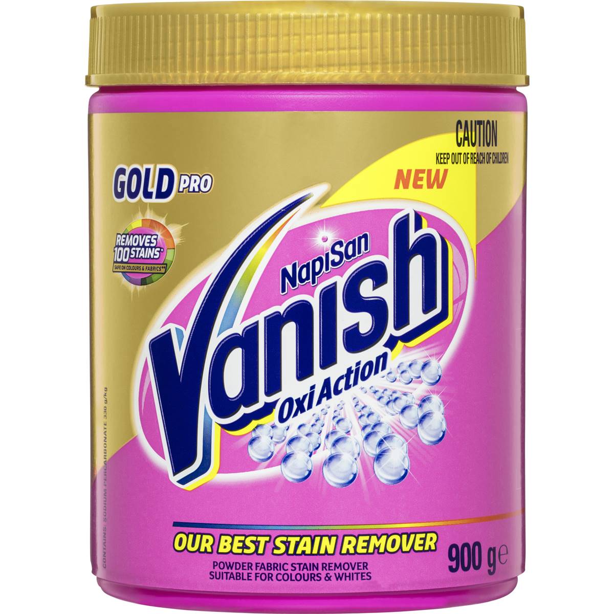 Vanish Napisan Gold Multi Power Laundry Stain Remover Powder 900g