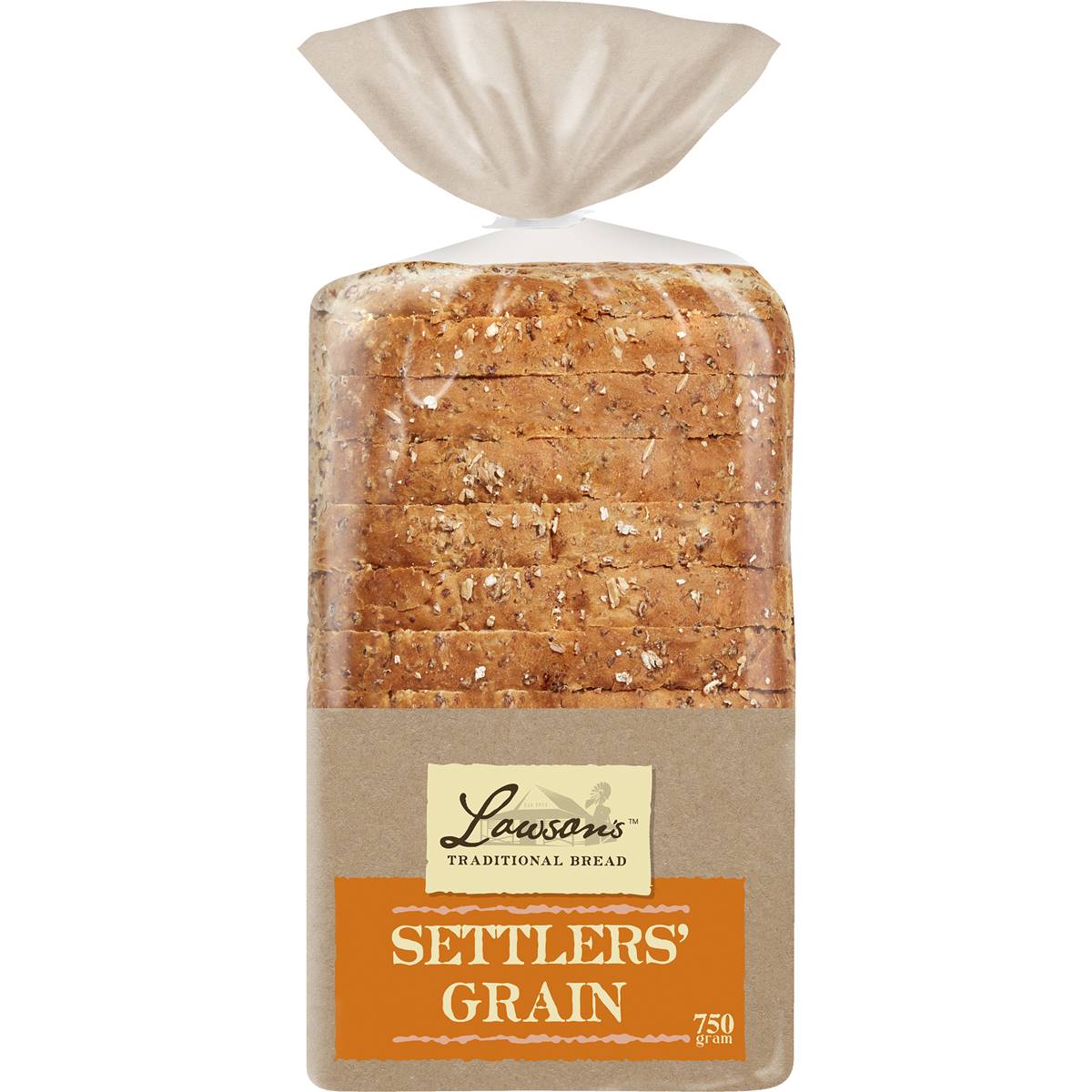 Lawson's Settlers Grain Traditional Bread 750g Woolworths