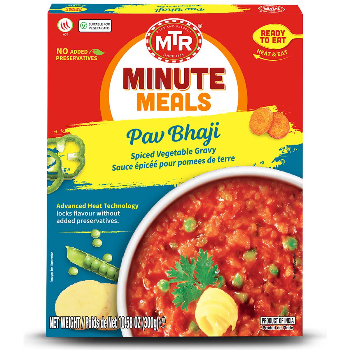 Mtr Ready To Eat Pav Bhaji