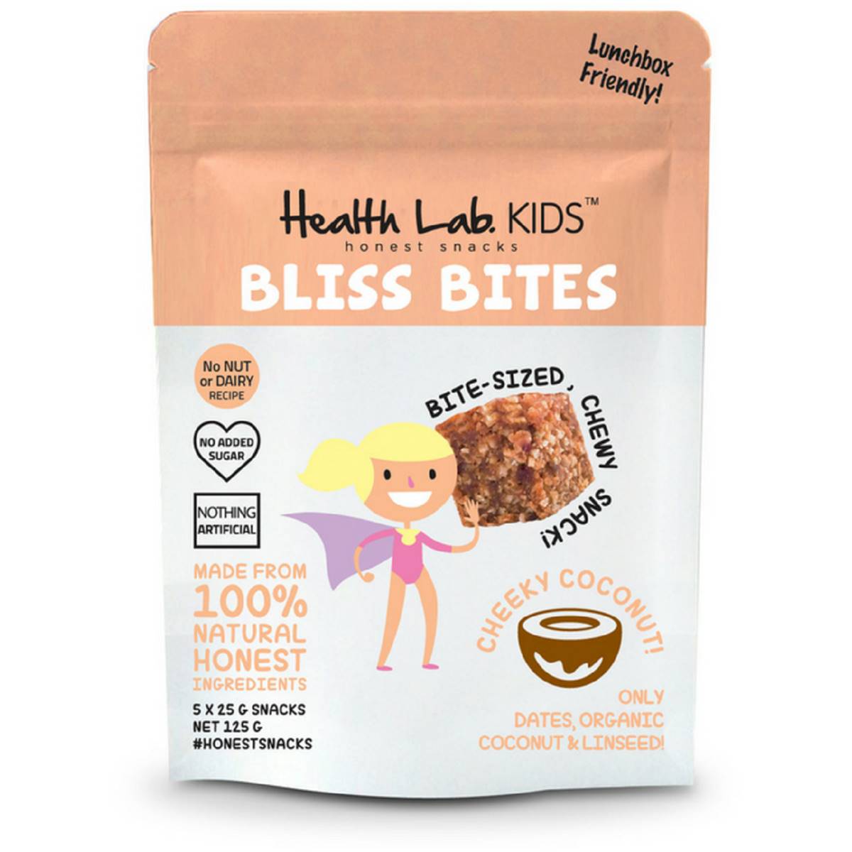 Health Lab Bliss Bites With Dates Coconut & Linseed