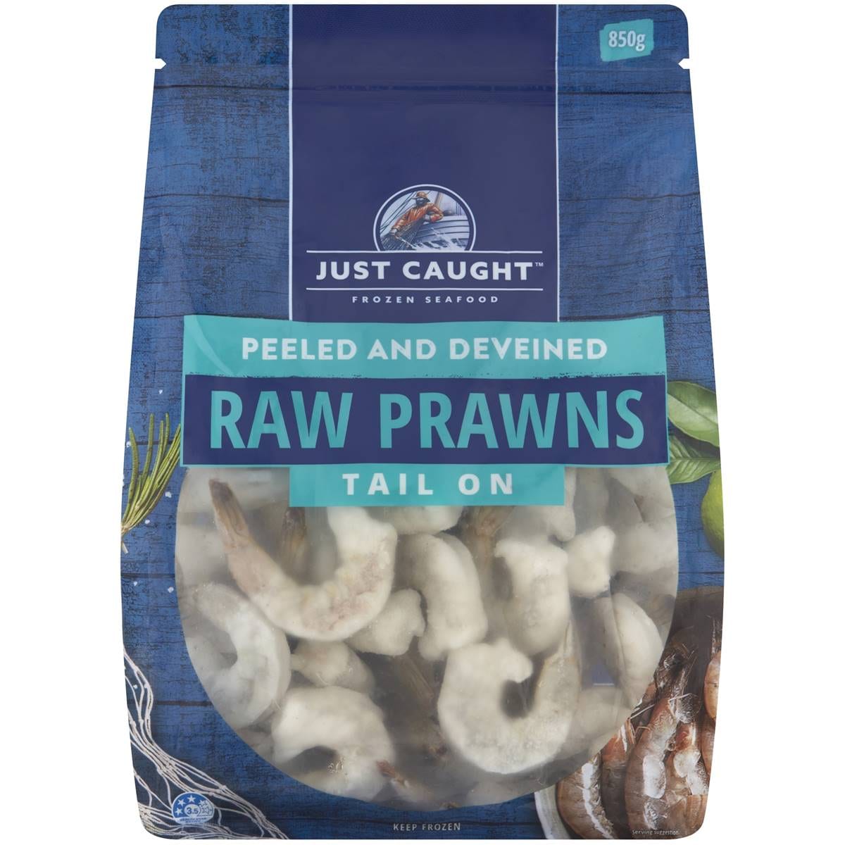 Just Caught Raw Prawn Cutlets 850g Woolworths