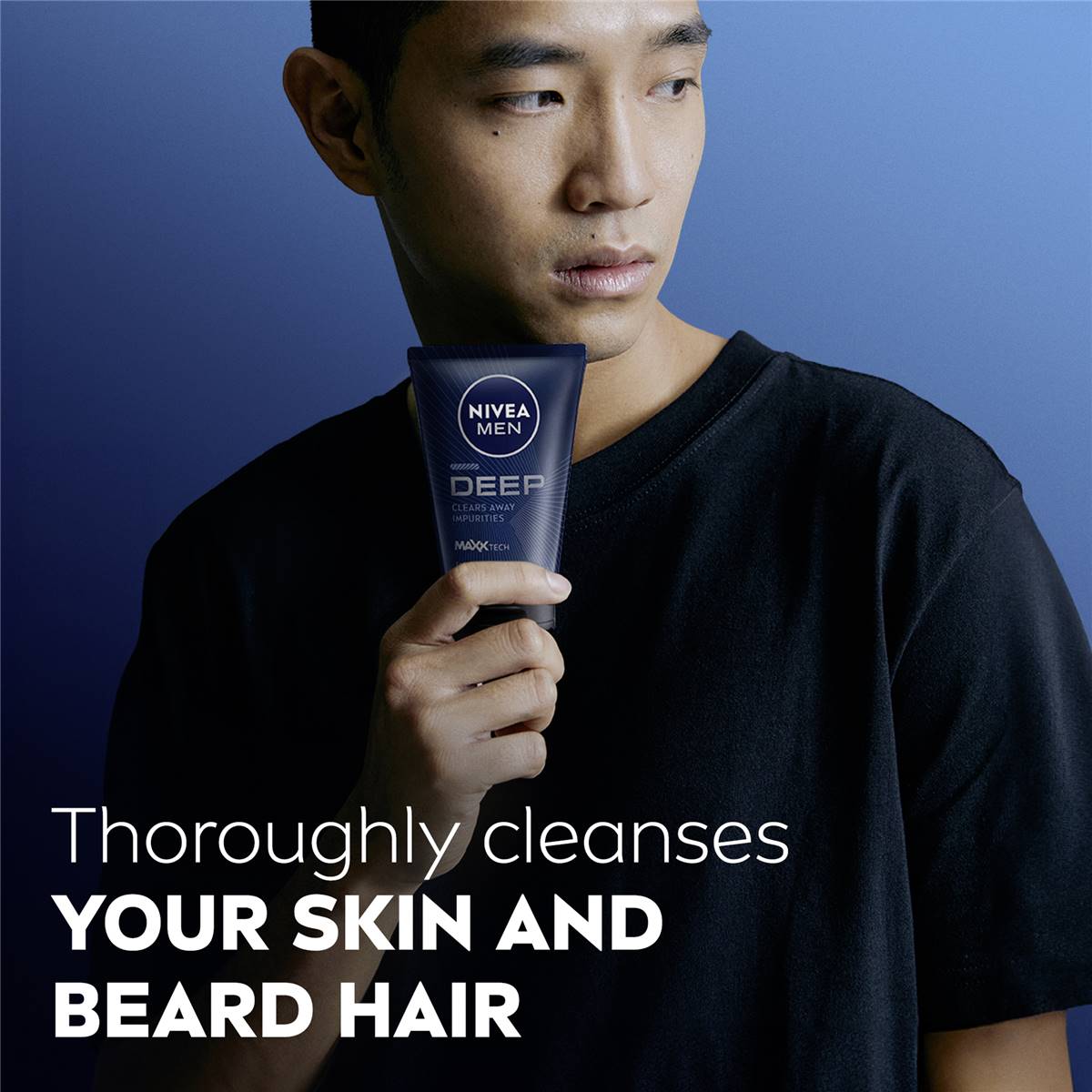 Nivea Men Deep Face Wash & Beard Wash 100ml Woolworths