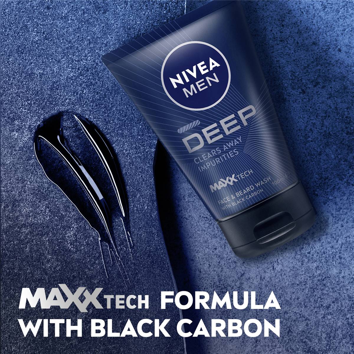 Nivea Men Deep Face Wash & Beard Wash 100ml Woolworths