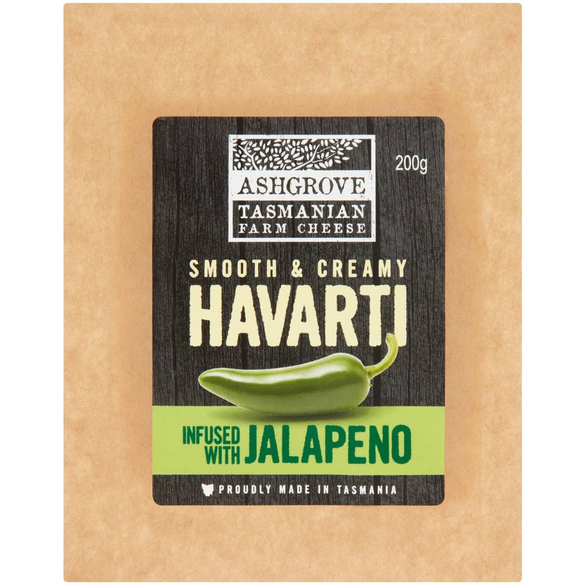 Ashgrove Havarti Infused With Jalapeno 200g Woolworths
