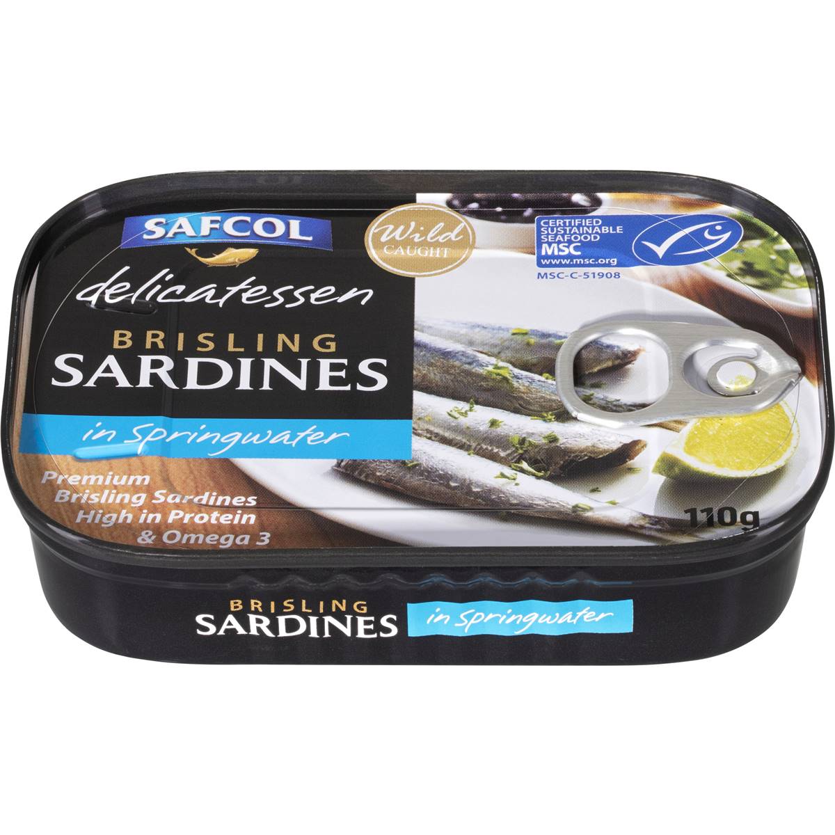 Safcol Sardines In Springwater 110g Woolworths
