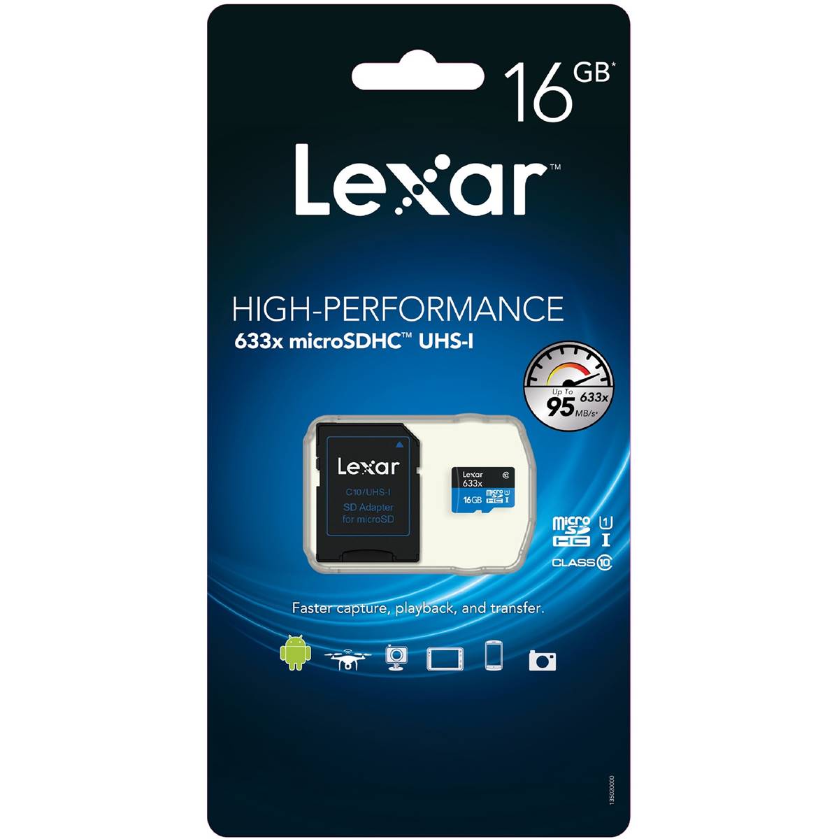 Lexar High Performance 633x Sdmi Card 16gb