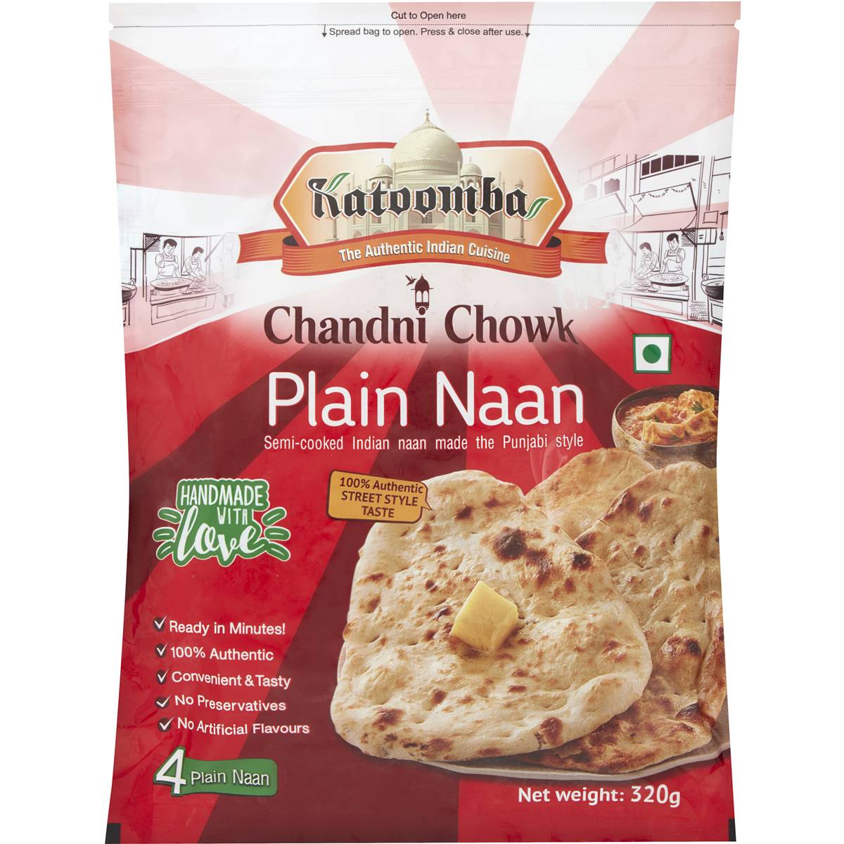Katoomba Plain Naan Bread