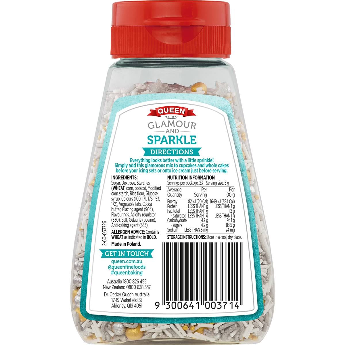 Queen Ultimate Sprinkles Glamour & Sparkle 115g Woolworths