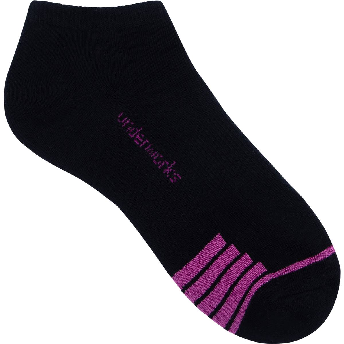 Underworks Ladies Sport Socks Low Cut Black Size 5 8 5 Pack Woolworths