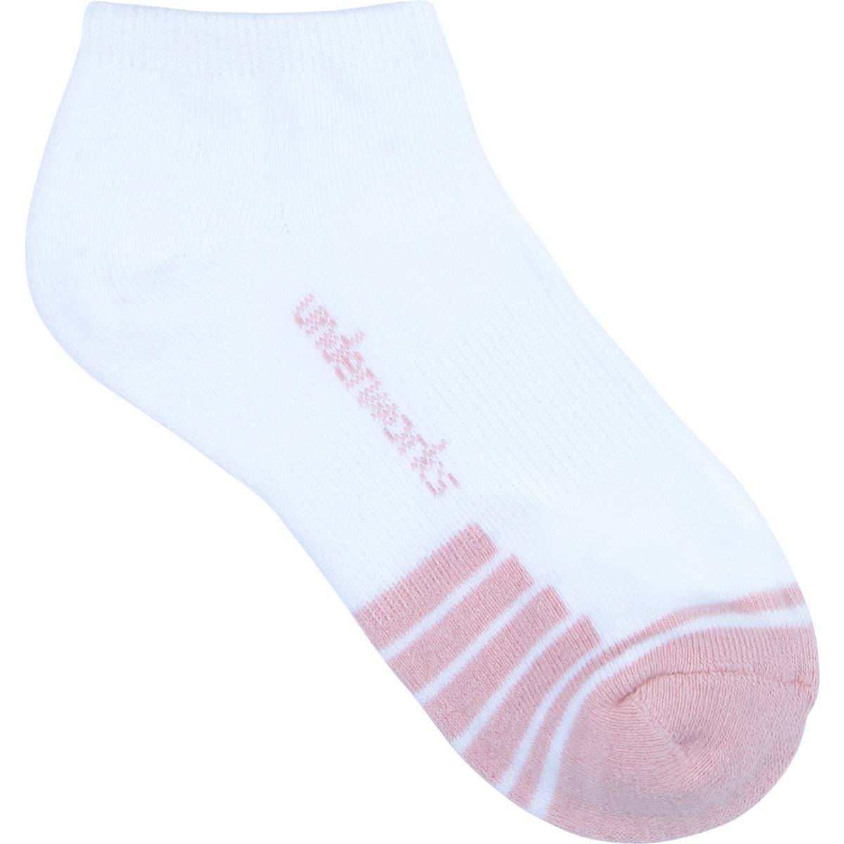 Underworks Ladies Sport Socks Low Cut White Size 5 8 5 Pack Woolworths