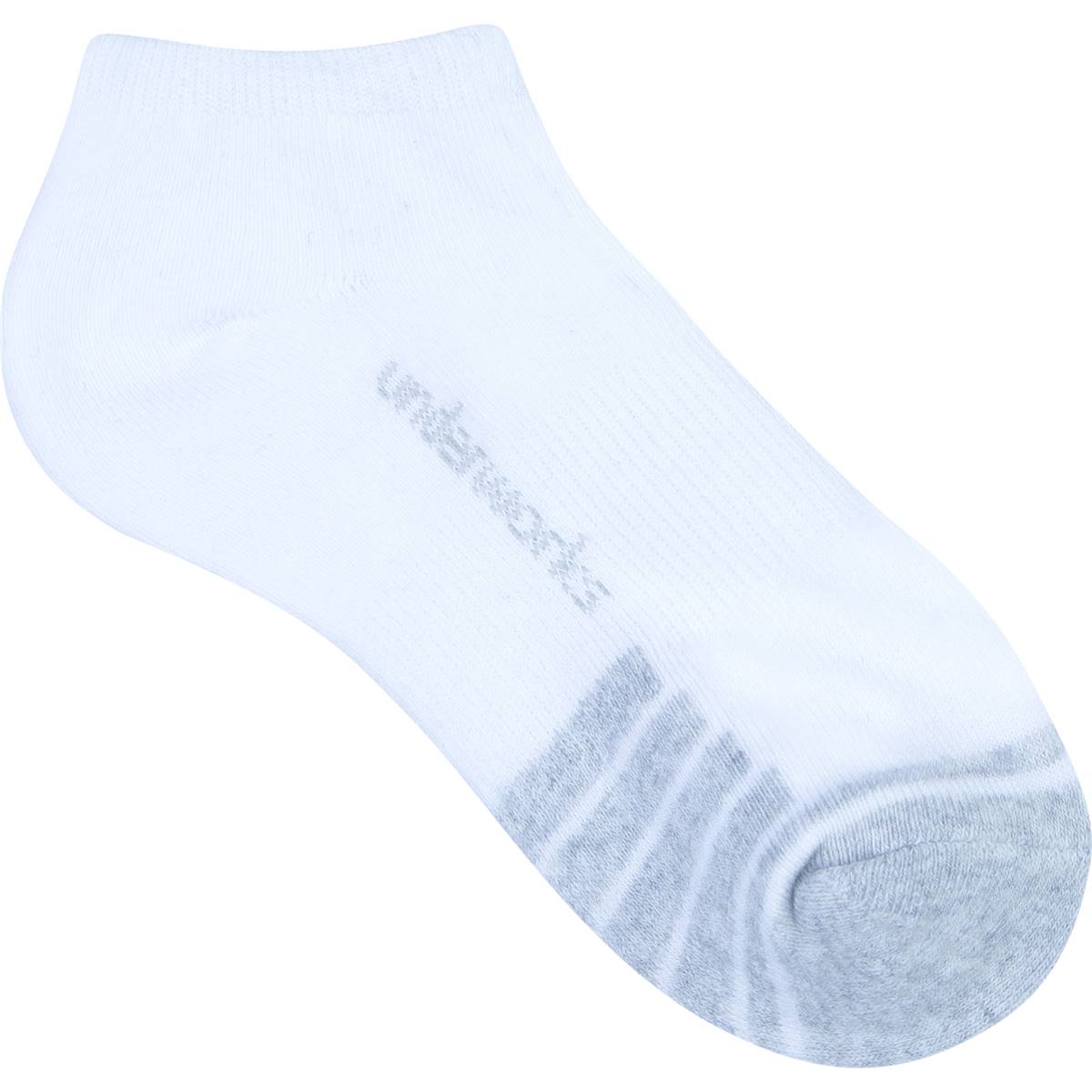 Underworks Ladies Sport Socks Low Cut White Size 5 8 5 Pack Woolworths