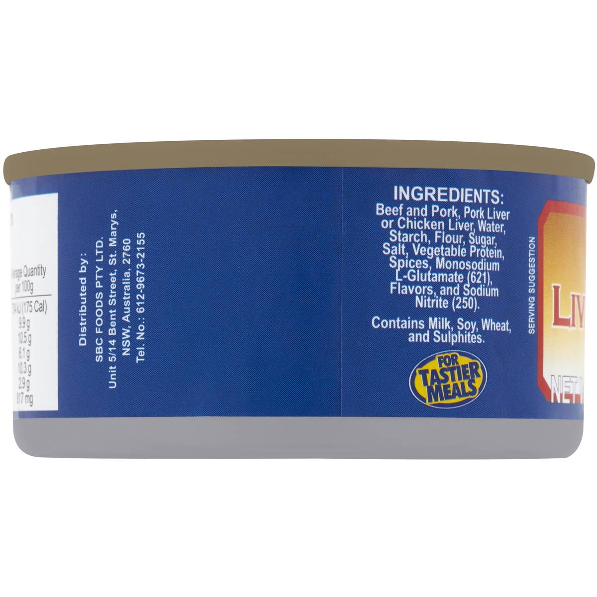 Pure Foods Liver Spread 85g Woolworths
