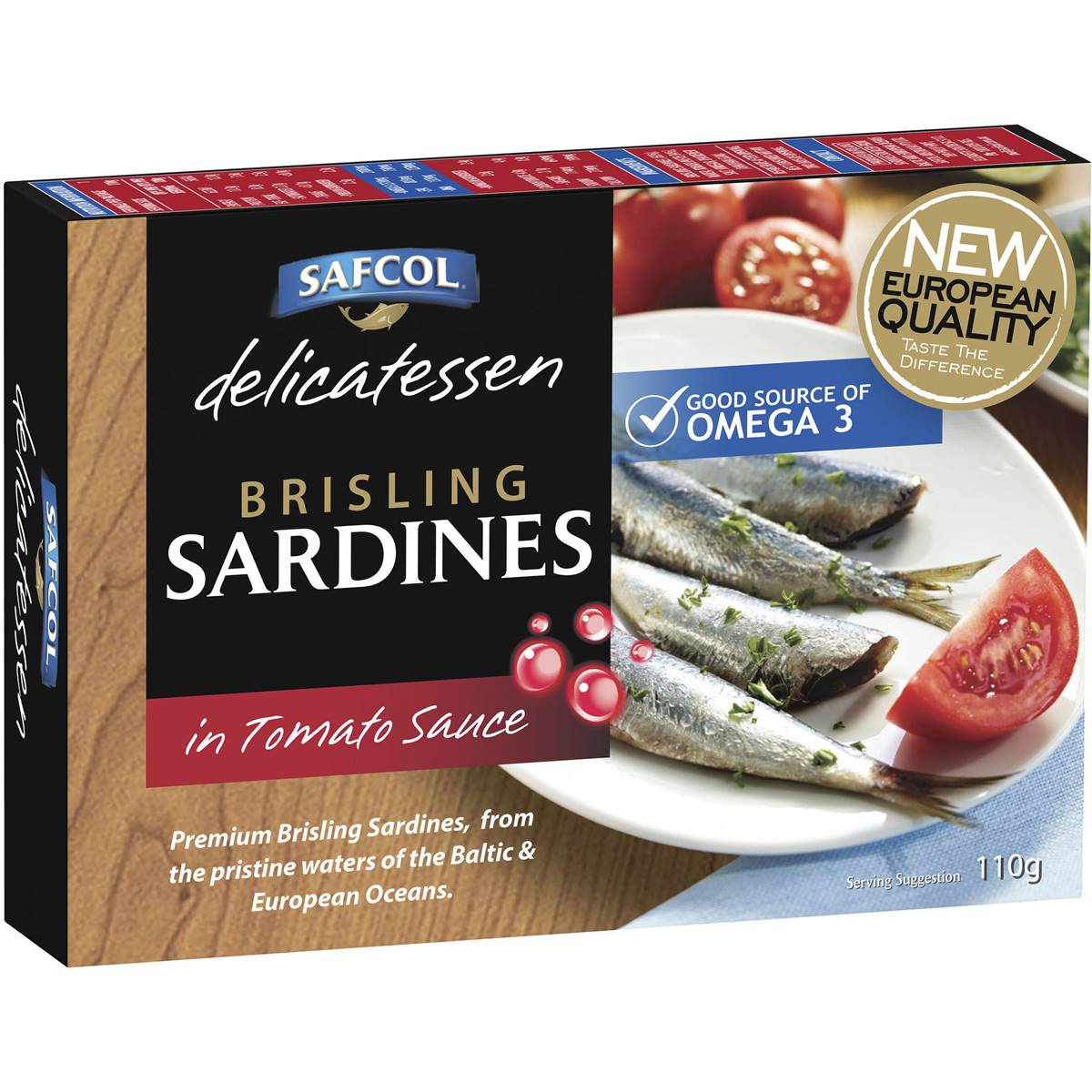 Safcol Sardines In Tomato Sauce 110g Woolworths