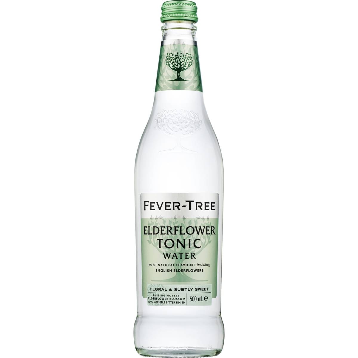 Fevertree Elderflower Tonic Water Bottle 500ml Woolworths