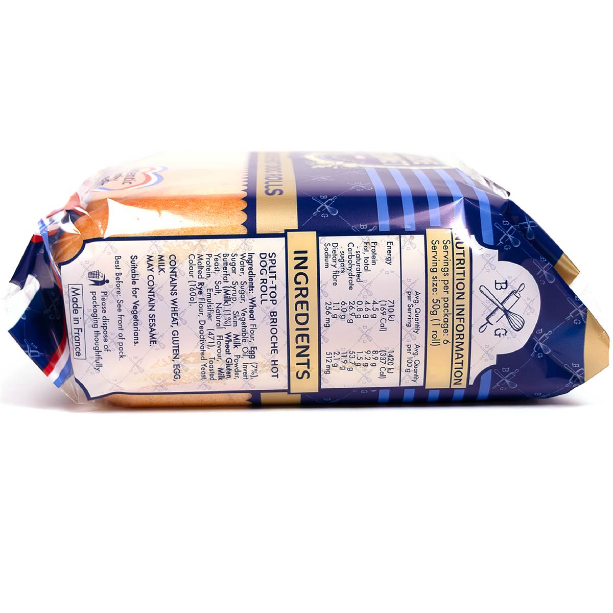 Brioche Gourmet Hot Dog Rolls 6 Pack Woolworths