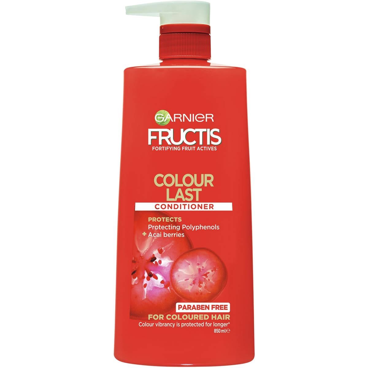 Garnier Fructis Colour Last Conditioner 850ml Woolworths