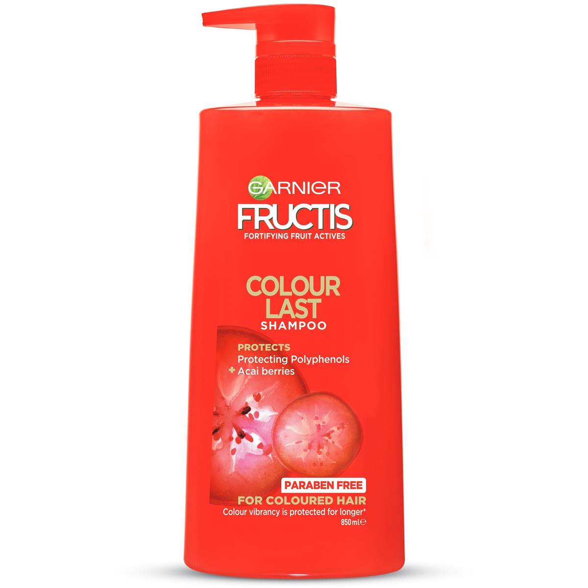 Garnier Fructis Colour Last Shampoo Shampoo 850ml Woolworths