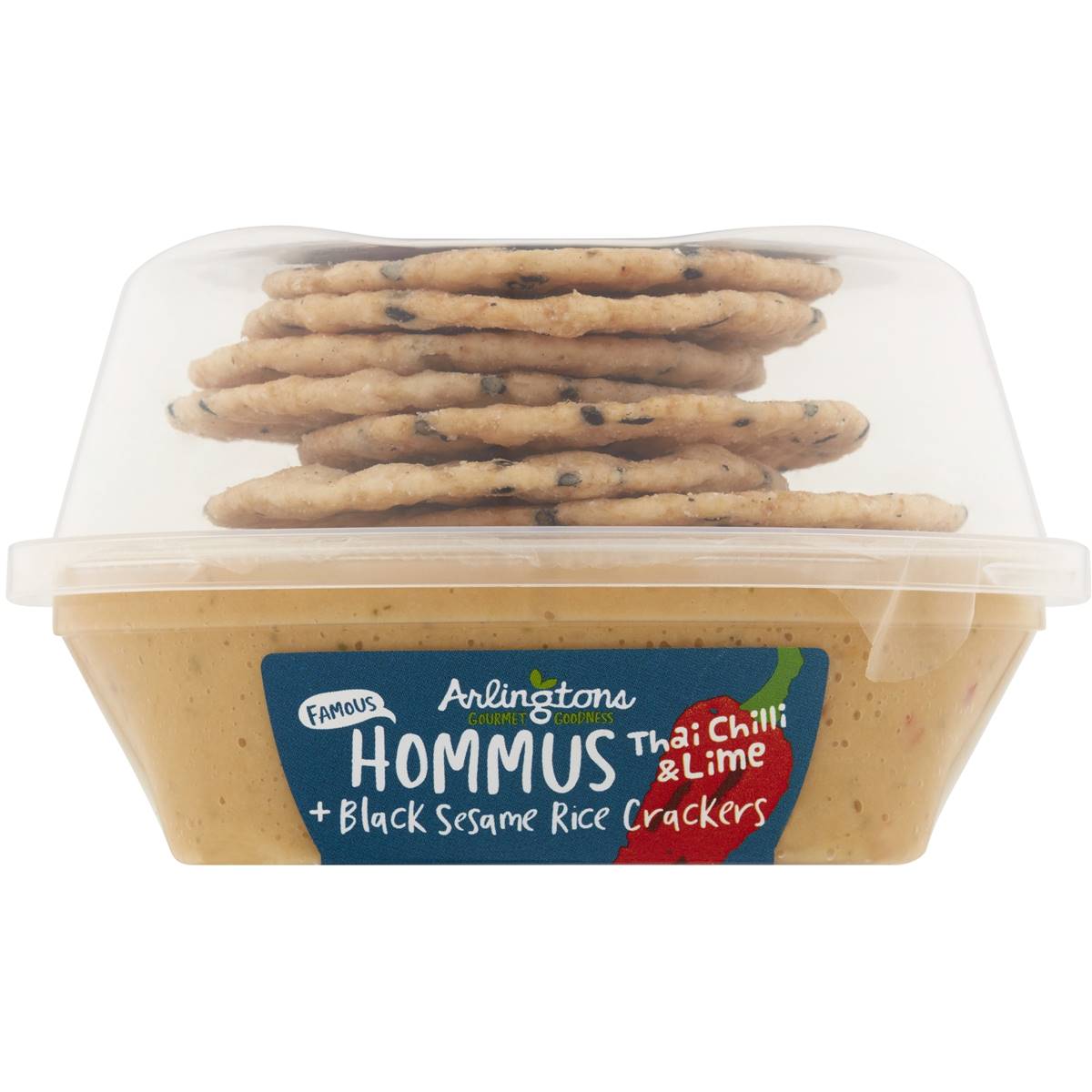 Arlingtons Thai Chilli Hommus Snack Pot 95g Woolworths