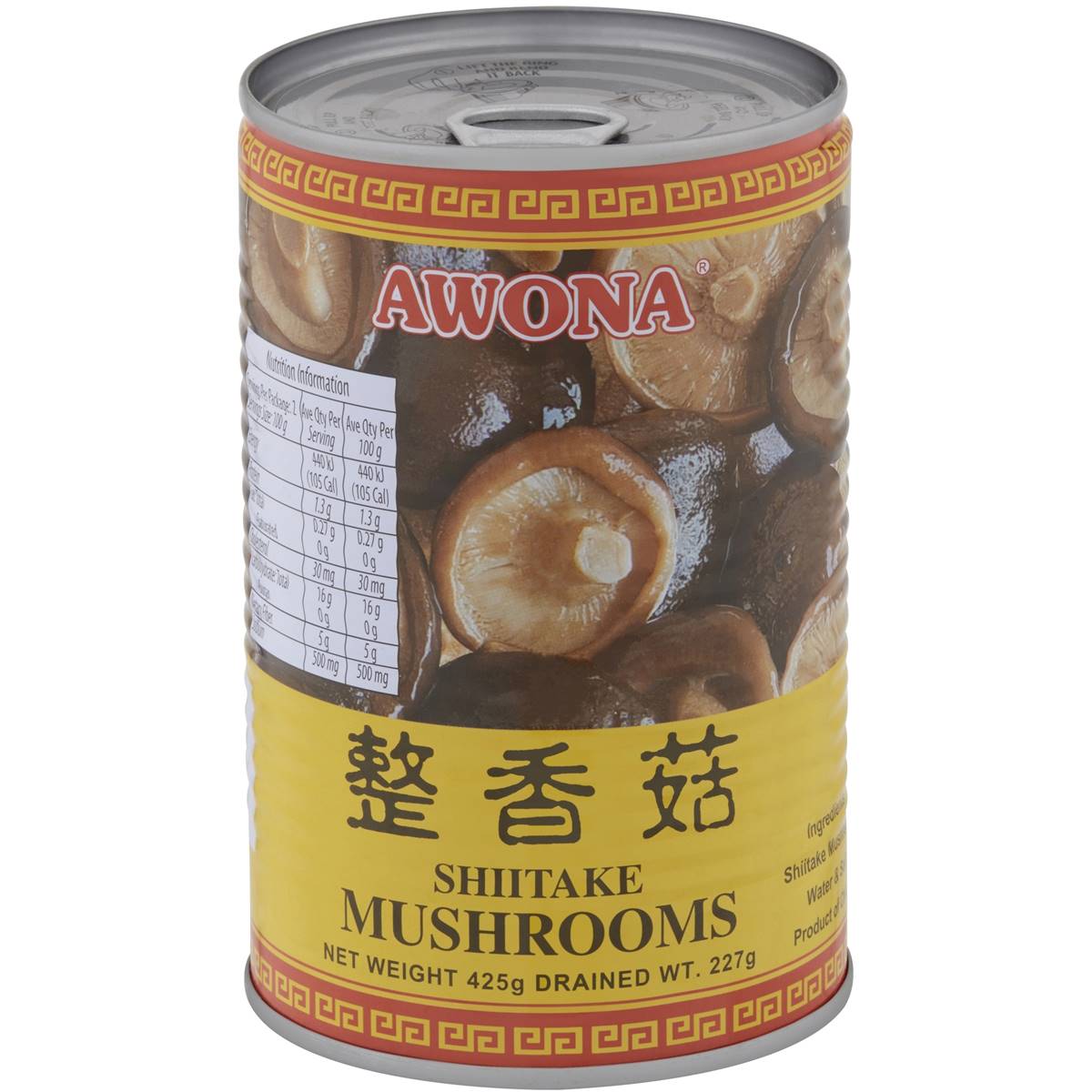 Awona shiitake mushrooms can 425g woolworths
