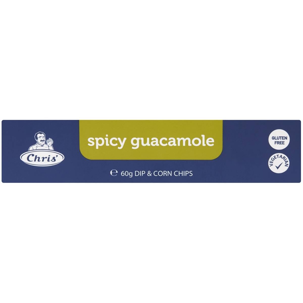 Chris' Guacamole Dip & Corn Chips 60g Woolworths