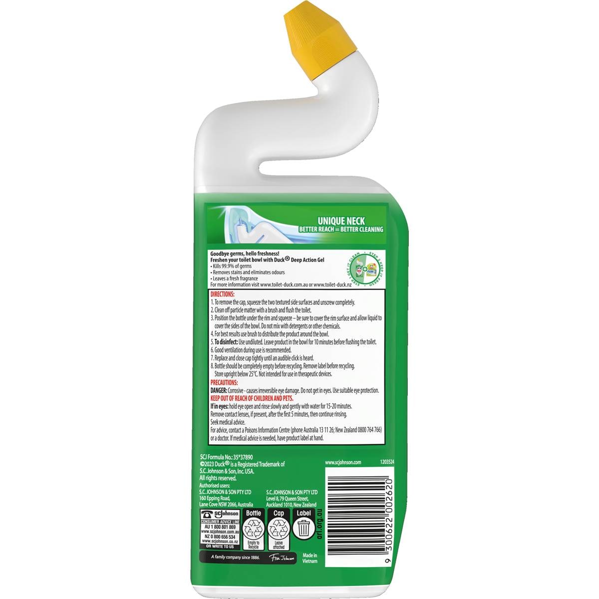 Duck Deep Action Gel Toilet Cleaner Pine 750ml Woolworths