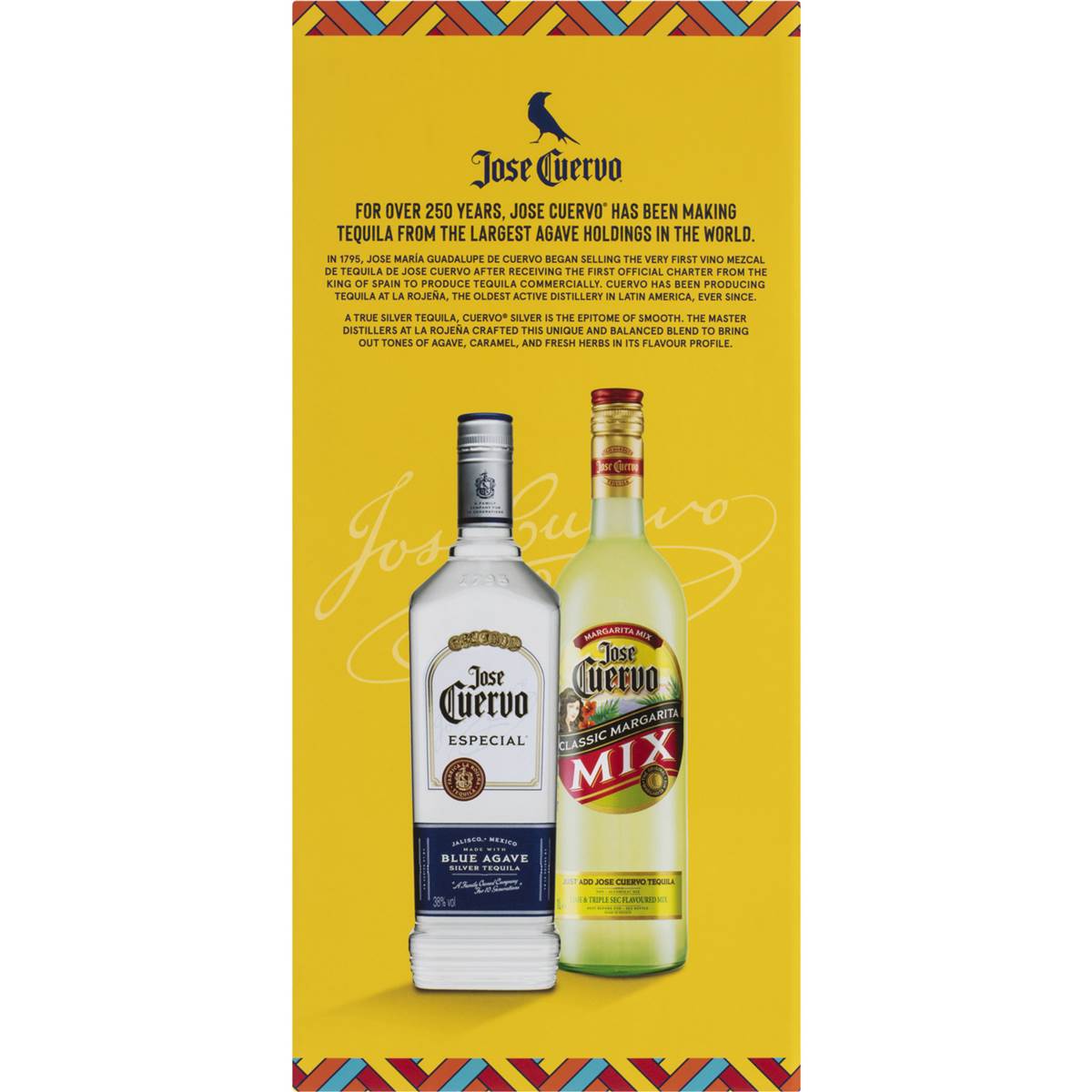 Jose Cuervo Margarita Pack With Tequila & Margarita M Ix Each Woolworths