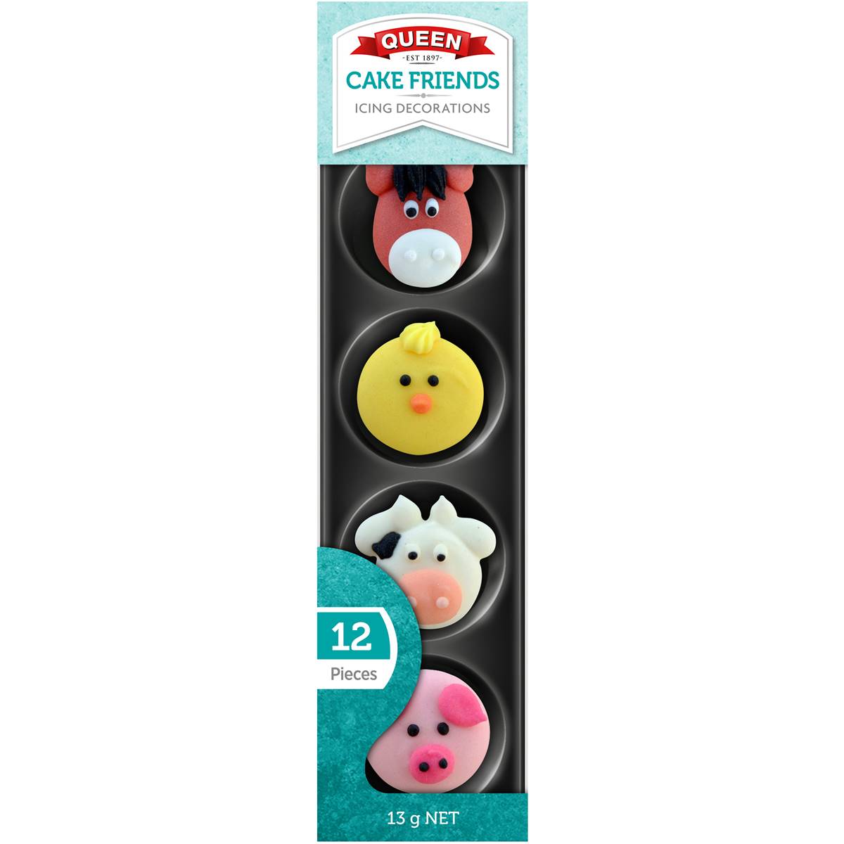 Queen Icing Decorations Cake Friends 12 Pack Woolworths