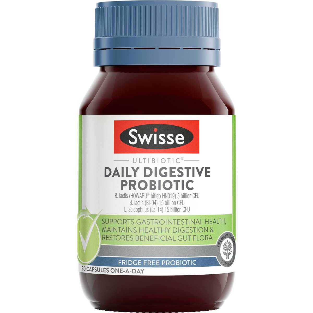 Swisse Ultibiotic Daily Digestive Probiotic Capsules